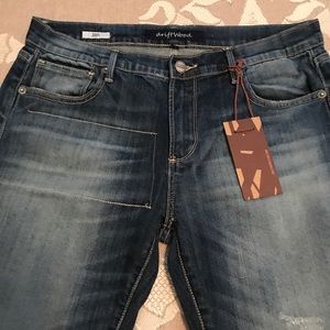 Sundance Driftwood Denim Jeans, Factory Distressed